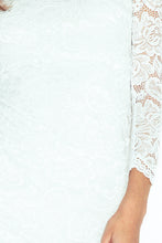 Load image into Gallery viewer, Dress with lace - ecru 145-3