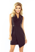 Load image into Gallery viewer, Dress with neckline - black 153-4