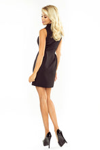 Load image into Gallery viewer, Dress with neckline - black 153-4