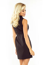 Load image into Gallery viewer, Dress with neckline - black 153-4