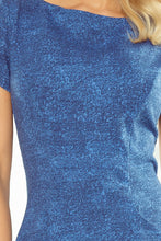 Load image into Gallery viewer, 155-1 Dress in the shape of trapezium - jeans