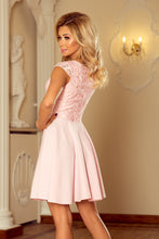 Load image into Gallery viewer, 157-4 Dress MARTA with lace - pastel pink