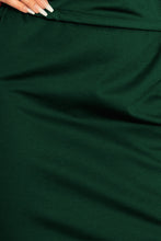 Load image into Gallery viewer, 161-12 AGATA - dress with a collar - green