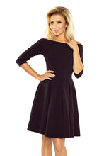 Load image into Gallery viewer, Numoco 163-1 Dress with bare shoulders - black