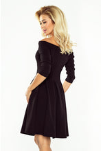 Load image into Gallery viewer, Numoco 163-1 Dress with bare shoulders - black