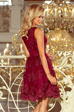 Load image into Gallery viewer, 173-2 Exclusive dress - Burgundy color