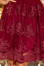 Load image into Gallery viewer, 173-2 Exclusive dress - Burgundy color