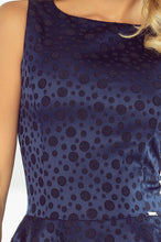 Load image into Gallery viewer, Exclusive dress with longer back - Navy blue 175-3