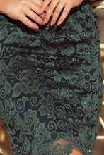 Load image into Gallery viewer, 180-3 Dress with lace - bright green