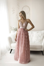 Load image into Gallery viewer, SENAT FLOUNCES DRESS DELICATE PINK 66005-1