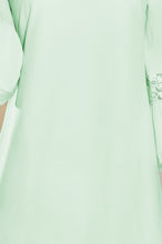 Load image into Gallery viewer, 190-4 MARGARET dress with lace on the sleeves - mint