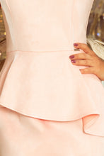 Charger l&#39;image dans la galerie, Numoco 192-8 Elegant midi dress with frill - royal blue