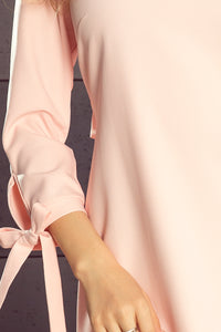 195-2 ALICE Dress with bows - pastel pink
