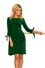 Load image into Gallery viewer, 195-7 ALICE Dress with bows - bright green