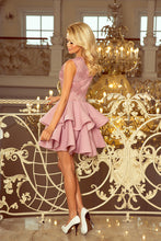 Load image into Gallery viewer, 200-10 CHARLOTTE - Exclusive dress with lace neckline - lila
