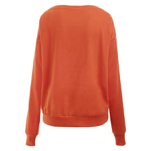 Load image into Gallery viewer, Love Pattern Dropped Shoulder Sweatshirt