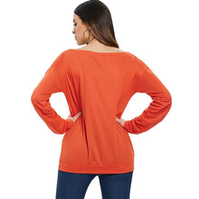 Load image into Gallery viewer, Love Pattern Dropped Shoulder Sweatshirt
