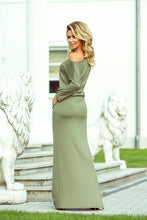 Load image into Gallery viewer, 220-1 MAXI sporty dress - olive colour