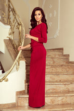Load image into Gallery viewer, 220-3 MAXI sporty dress - Burgundy color