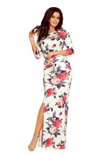 Load image into Gallery viewer, Numoco 220-4 MAXI sporty dress - big red flowers