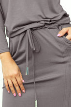 Load image into Gallery viewer, Numoco 220-6 MAXI sporty dress - grey colour