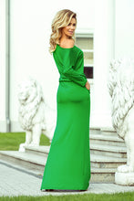 Load image into Gallery viewer, 220-7 MAXI sporty dress - green
