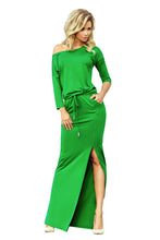 Load image into Gallery viewer, 220-7 MAXI sporty dress - green