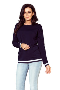 Numoco 222-1 Comfortable sweatshirt - navy blue