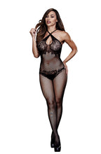 Load image into Gallery viewer, BACI BODYSTOCKING BLACK PATTERNED 50008-6