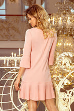 Load image into Gallery viewer, Numoco 228-1 LUCY - pleated comfortable dress - peach