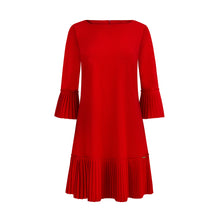 Load image into Gallery viewer, 228-3 LUCY - pleated comfortable dress - RED