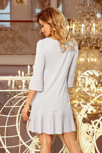 Load image into Gallery viewer, 228-6 LUCY - pleated comfortable dress - grey