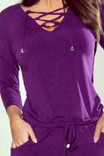 Load image into Gallery viewer, Numoco 230-4 JANET Sports dress with binding - violet