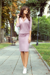 Numoco 230-5 JANET Sports dress with binding - powder pink
