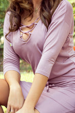 Load image into Gallery viewer, Numoco 230-5 JANET Sports dress with binding - powder pink