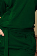 Load image into Gallery viewer, 249-2 CASSIE - dress with short sleeves - green