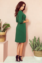 Charger l&#39;image dans la galerie, 255-2 IRIS Dress with pleats - green