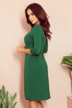 Charger l&#39;image dans la galerie, 255-2 IRIS Dress with pleats - green