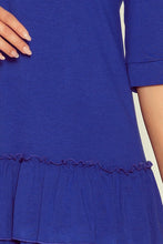 Load image into Gallery viewer, 257-1 SUSAN dress with ruffles - royal blue