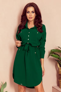 Numoco 258-2 BROOKE Shirt dress - green