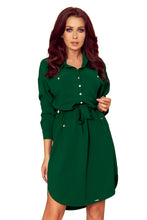 Load image into Gallery viewer, Numoco 258-2 BROOKE Shirt dress - green