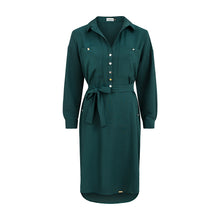 Load image into Gallery viewer, Numoco 258-2 BROOKE Shirt dress - green