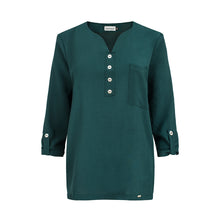 Load image into Gallery viewer, Numoco 259-2 Blouse with buttons - green