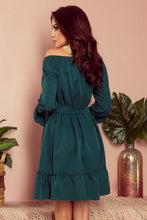 Load image into Gallery viewer, Numoco 265-1 DAISY Dress with frills - green