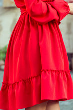 Load image into Gallery viewer, Numoco 265-4 DAISY Dress with frills - RED