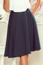 Load image into Gallery viewer, 266-1 Midi skirt with pockets - green