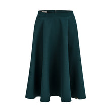 Load image into Gallery viewer, 266-1 Midi skirt with pockets - green