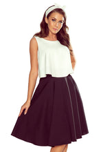 Load image into Gallery viewer, Numoco 266-2 Midi skirt with pockets - black