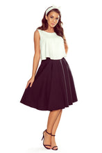 Load image into Gallery viewer, Numoco 266-2 Midi skirt with pockets - black