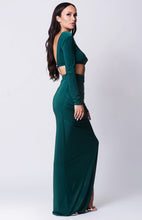 Load image into Gallery viewer, Side Slit Maxi Skirt Set